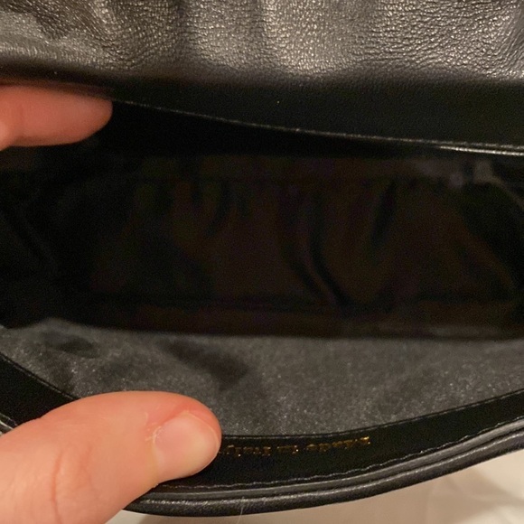 Moschino Small Black Nappa Biker Jacket Flap Bag - Picture 14 of 17